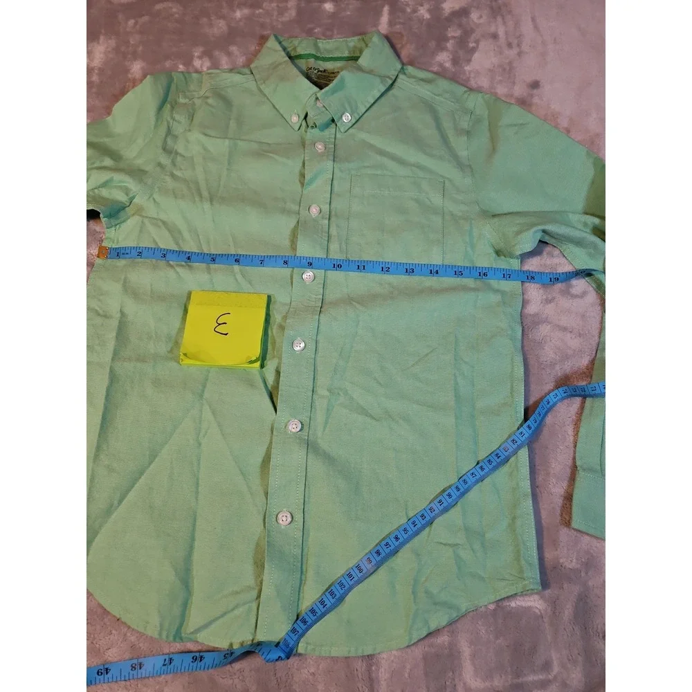 Boys Shirt Cat & Jack Green  L (10/12)